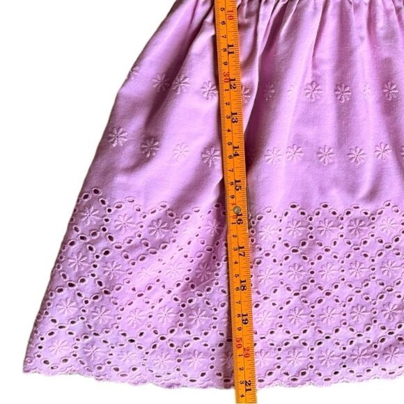 Gap Kids Factory Girls Sleeveless Pink Eyelet Detail A-Line Dress. XS. 4-5. 4.5. - Picture 5 of 8
